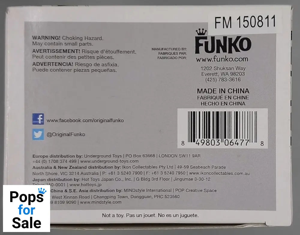 #236 Dr. Emmett Brown (w/ Jumper Cables) - Box Damaged Funko POP