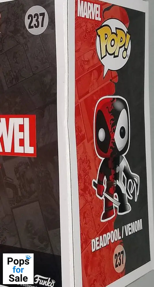 237 Deadpool / Venom - Metallic - Marvel - Funko POP - Box Damaged