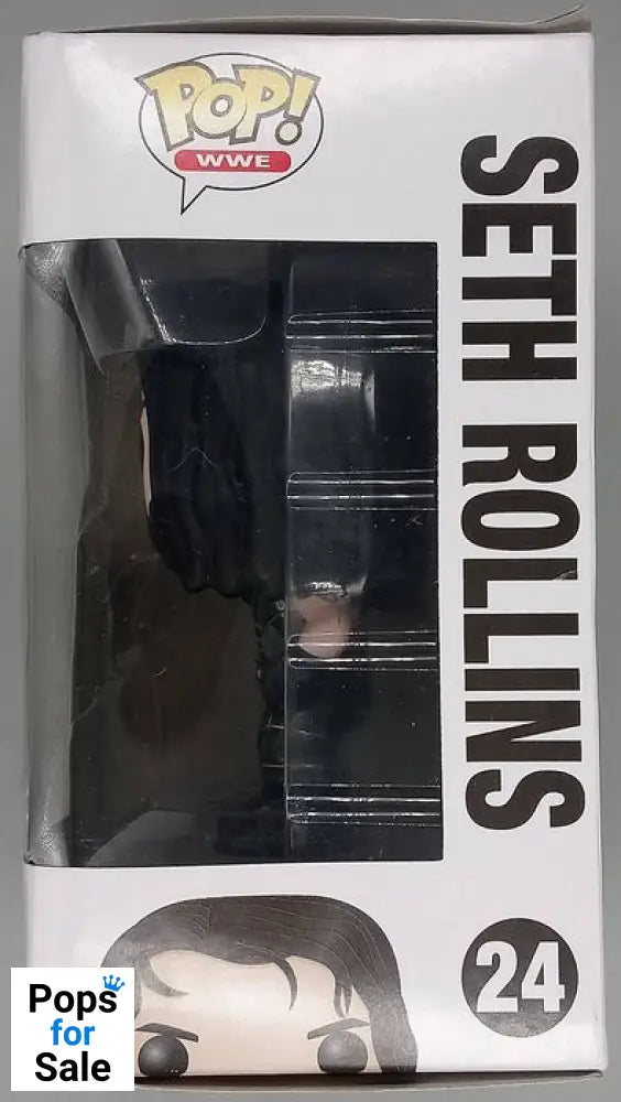 #24 Seth Rollins (Black) - WWE - Box Damaged Funko POP