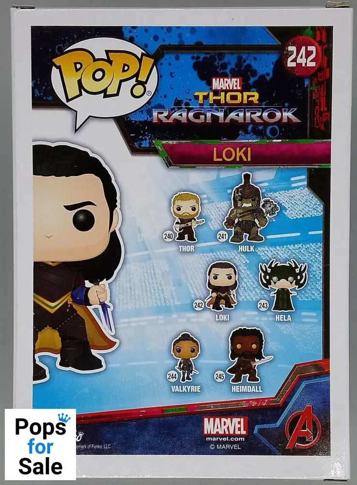 #242 Loki - Marvel Thor Ragnarok Funko POP