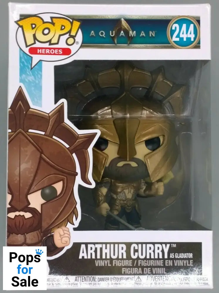 244 Arthur Curry (as Gladiator) - DC Aquaman Funko POP