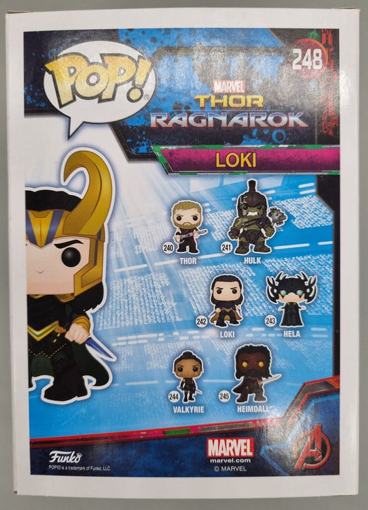 #248 Loki (Helmet) Marvel Collector Corps Exc Thor Ragnarok Funko POP - PopsforSale.co.uk