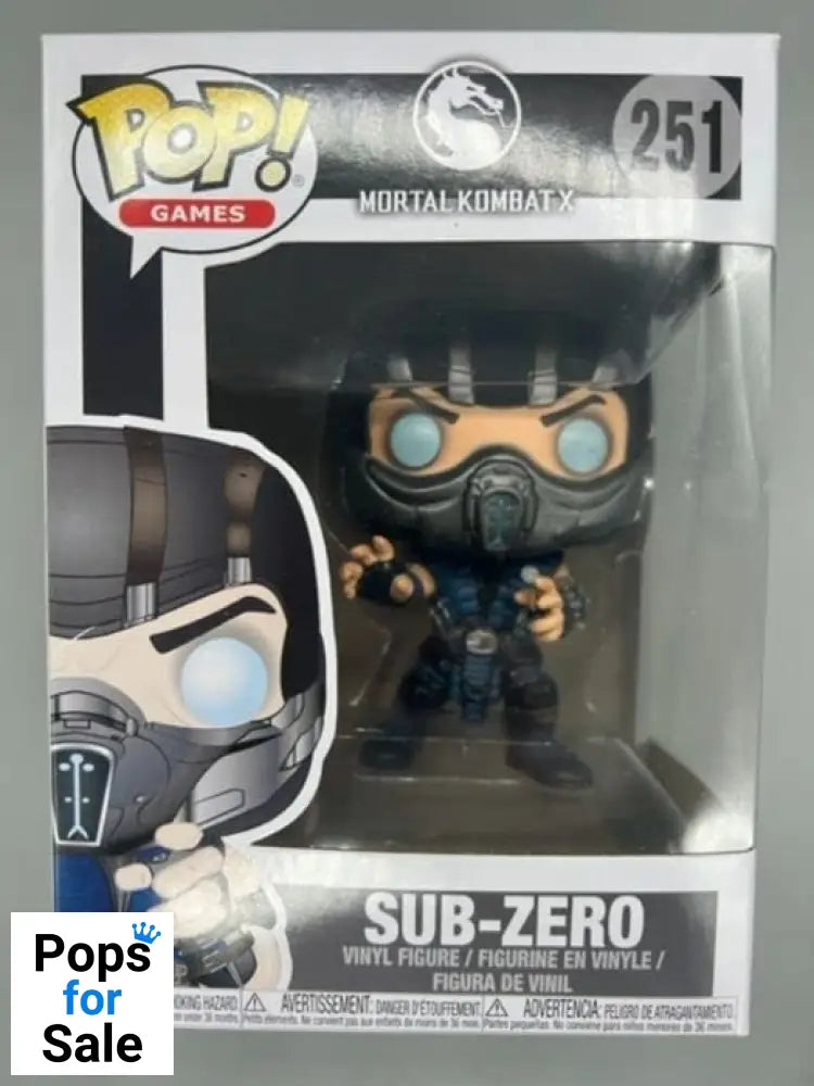 251 Sub-Zero - Mortal Kombat - Funko POP - Box Damaged