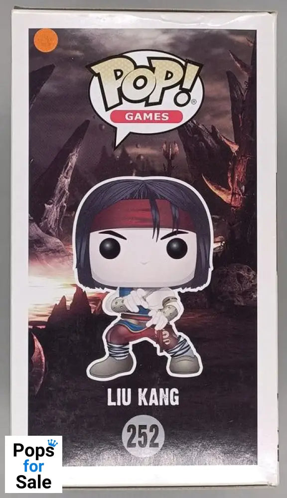 #252 Liu Kang - Mortal Kombat X - Box Damaged Funko POP