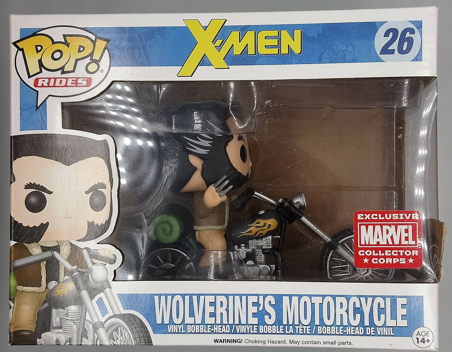#26 Wolverine's Motorcycle - X-Men Marvel Collector Corps Funko POP - PopsforSale.co.uk