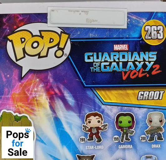 #263 Groot (Bomb) Marvel Guardians of the Galaxy Vol 2 Box Damaged Funko POP