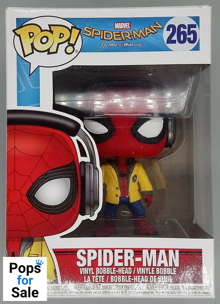#265 Spider-Man (Headphones) Marvel Spider-Man Homecoming Funko POP