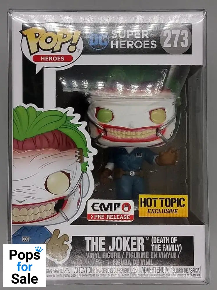273 The Joker (Death of the Family) - DC Super Heroes Funko POP - Box Damaged