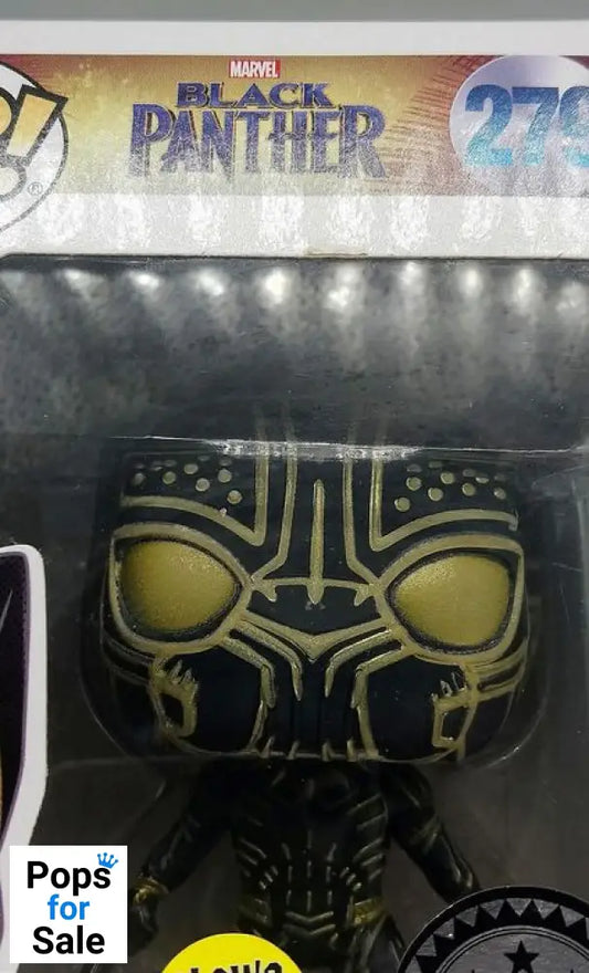 279 Erik Killmonger (Panther) - Glow Marvel - Black Panther Box Damaged Funko POP