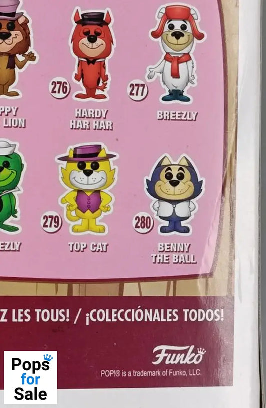 279 Top Cat (Pink Outfit) - Chase Edition Funko POP - Box Damaged