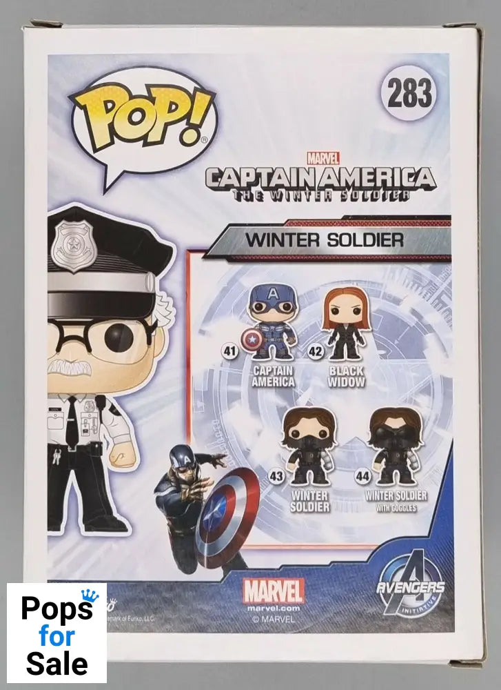 #283 Stan Lee (Smithsonian Guard) Pop Marvel Captain America Funko POP