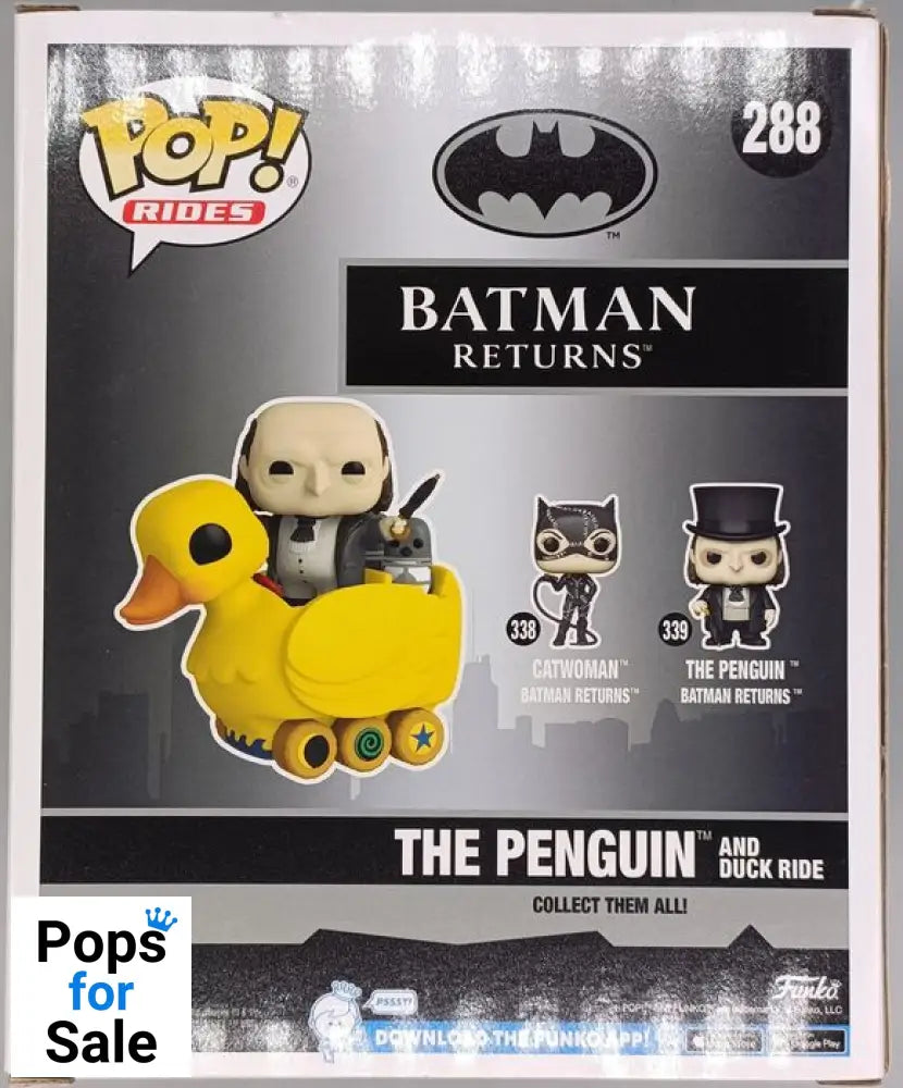 #288 The Penguin (and Duck Ride) Rides DC Batman Returns Funko POP