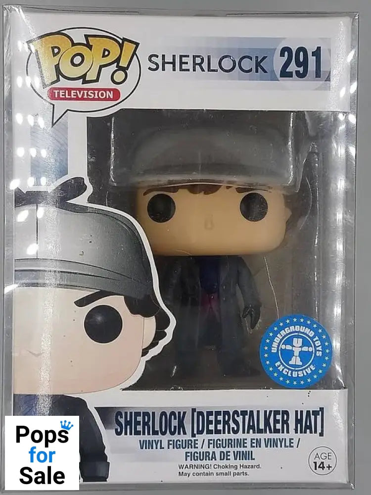 291 Sherlock (Deerstalker Hat) - Sherlock Funko POP - Box Damaged