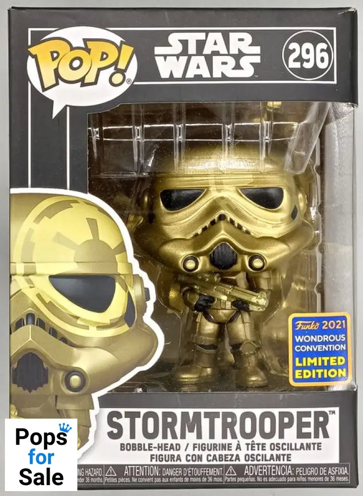 296 Stormtrooper (Artist) - Star Wars - 2021 Con Funko POP