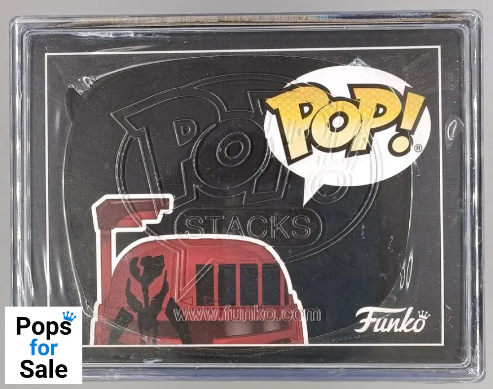 #297 Boba Fett (Burgundy) - Star Wars - Boba Fett UK Exclusive (Standard Size Bobble-Head) Funko POP