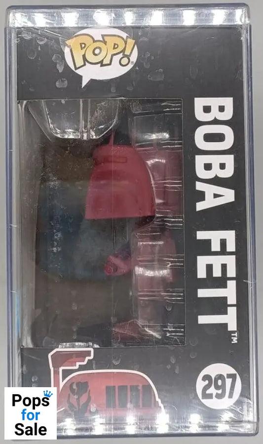 #297 Boba Fett (Burgundy) - Star Wars - Boba Fett UK Exclusive (Standard Size Bobble-Head) Funko POP