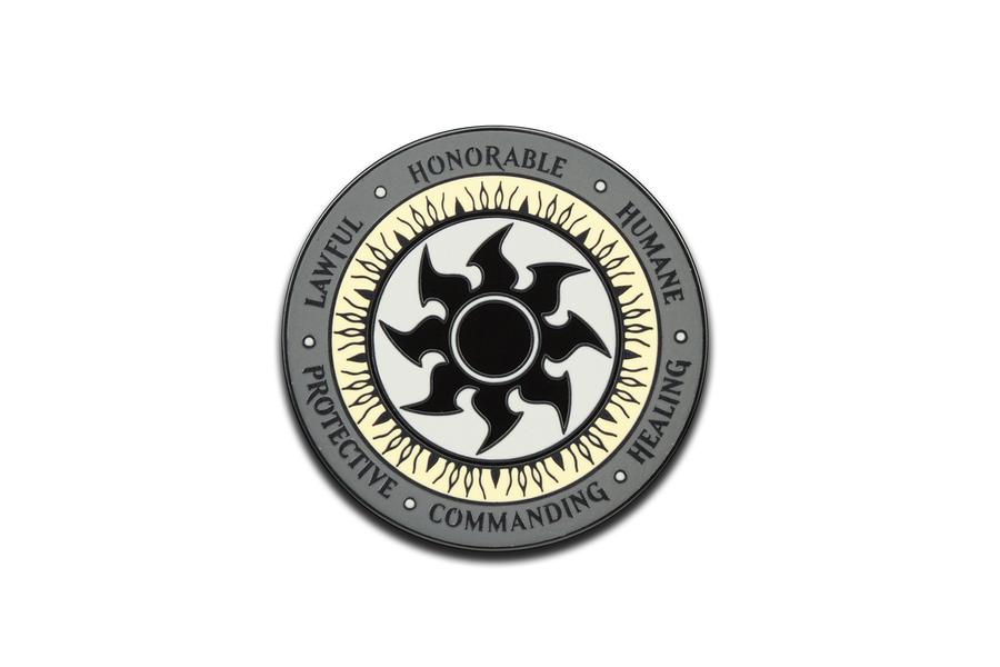 Pinfinity AR Pin: White Mana Crest - Magic the Gathering PFMTG008 Pin