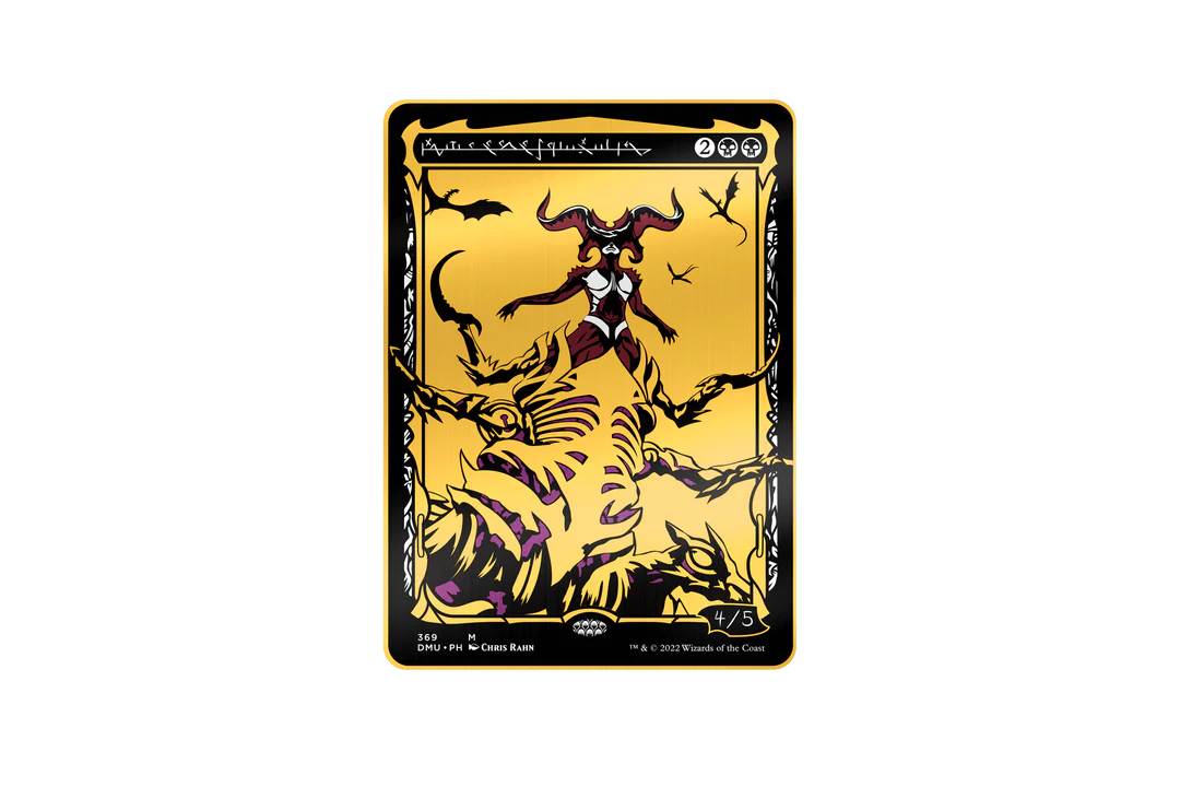 Pinfinity AR Pin: Sheoldred Phyrexian - Magic the Gathering Dominaria United Blackout PMTG057 Pin