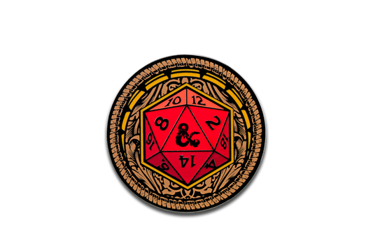 Pinfinity AR Pin: Ornate D20 - Dungeons & Dragons PFDD003 Pin