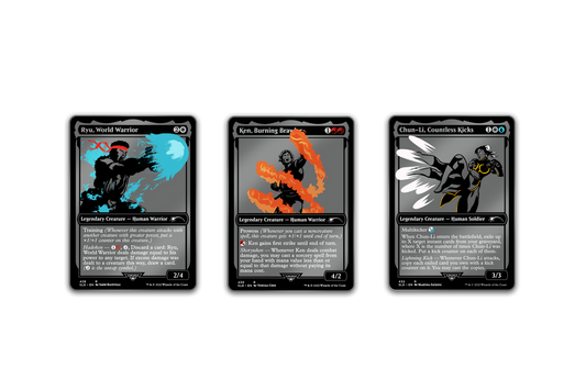 Pinfinity AR Pin: Limited Edition Pin Set - Magic the Gathering Secret Lair x Street Fighter PMTGSLSET002 Pin