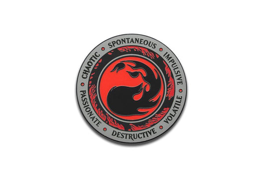 Pinfinity AR Pin: Red Mana Crest - Magic the Gathering PFMTG002 Pin