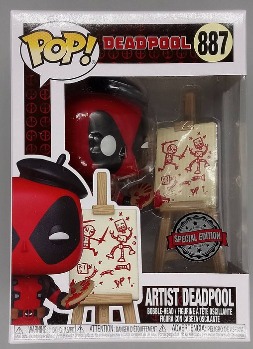 #887 Artist Deadpool - Marvel Funko POP