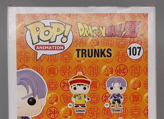 #107 Trunks - Dragon Ball Z - Box Damaged Funko POP