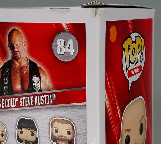 84 Stone Cold Steve Austin (w/Belt) - WWE - Funko POP - Box Damaged