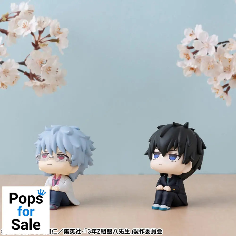 3-Z Ginpachi Sensei Look Up PVC Statue Ginpachi Sakata & Toshiro Hijikata Set (with gift) 11 cm