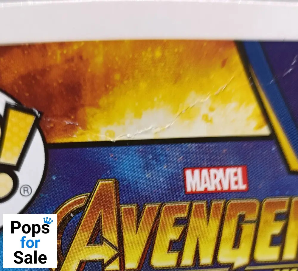 307 Vision Metallic Marvel Avengers Infinity War Funko POP - Box Damaged