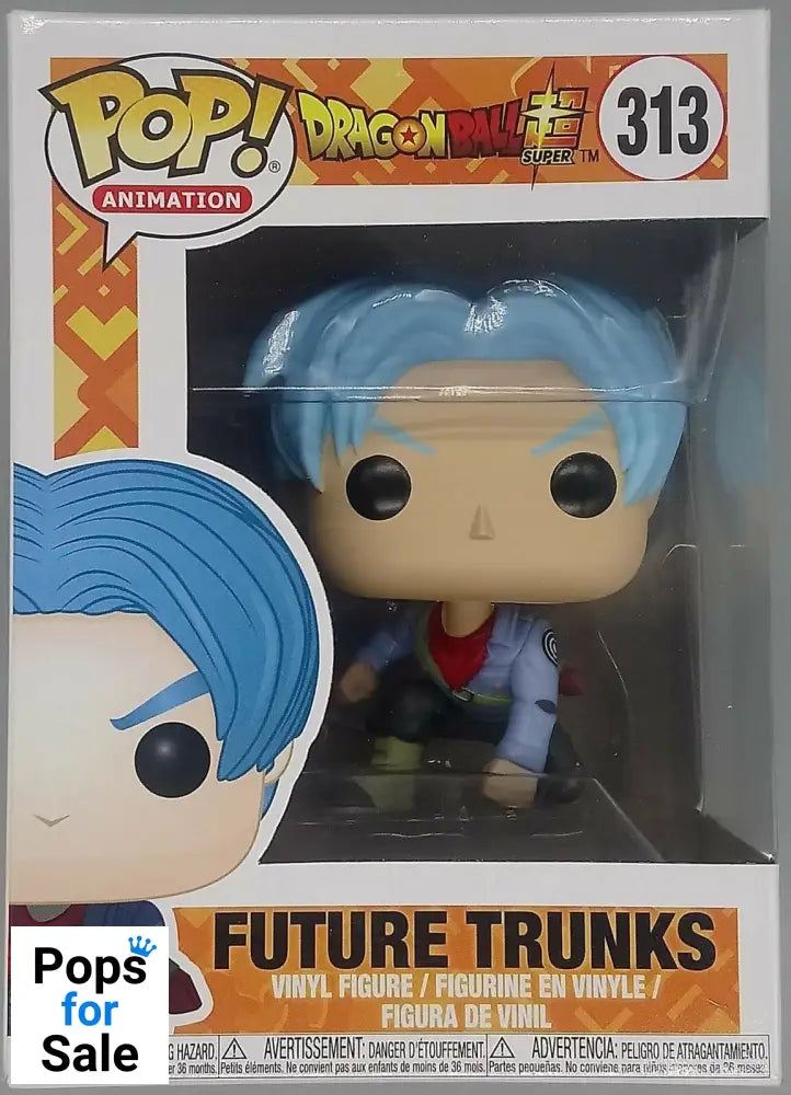 313 Future Trunks - Dragon Ball Z Super - Funko POP - Box Damaged