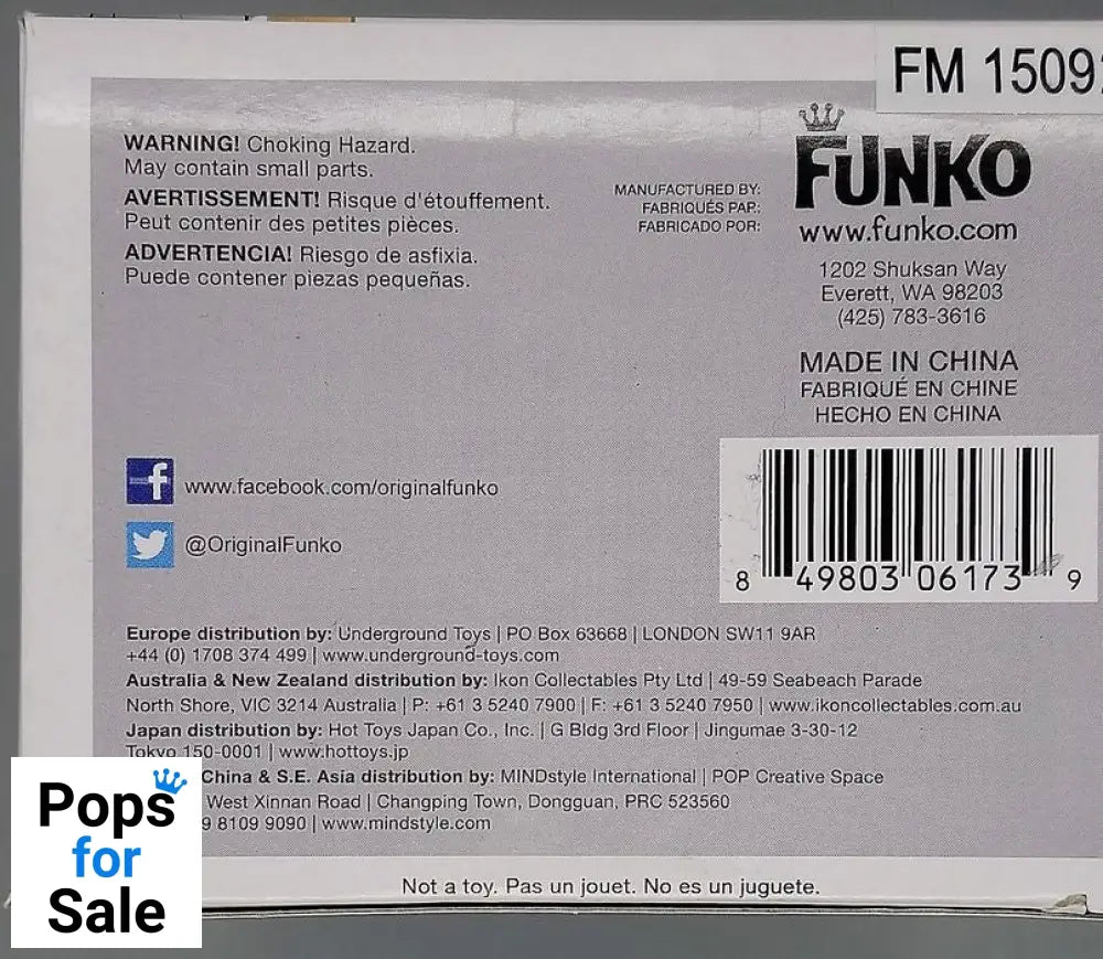 #315 A.C. Slater - Saved By The Bell - Box Damaged Funko POP