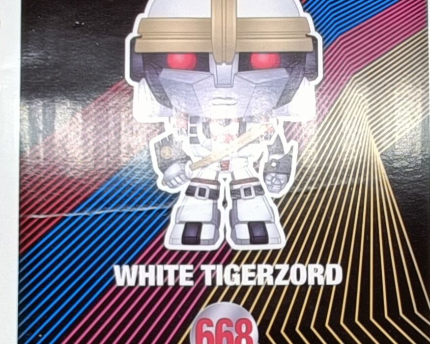 668 White Tigerzord - 6 Inch - Power Rangers - Box Damaged Funko POP