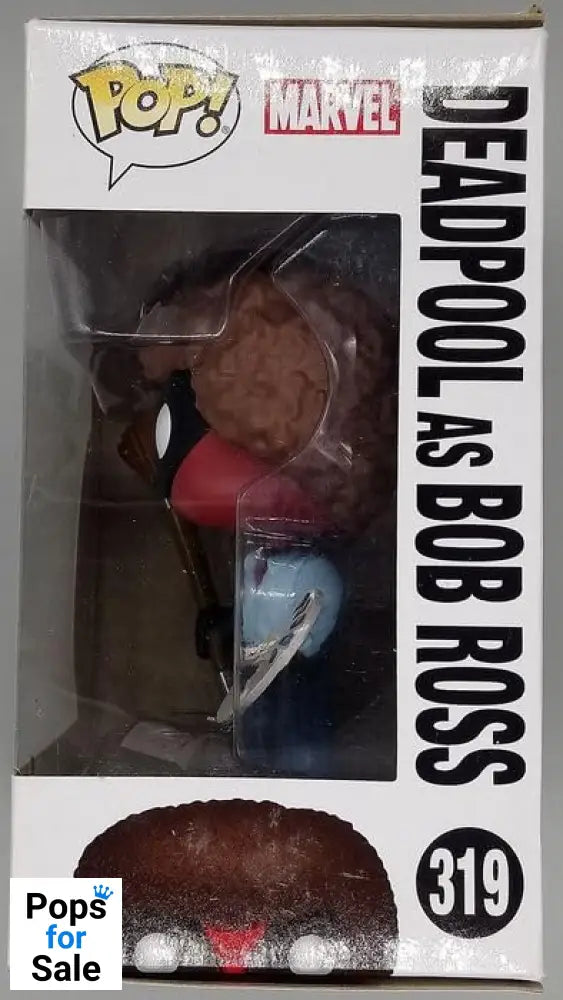 319 Deadpool as Bob Ross - Marvel Deadpool Funko POP