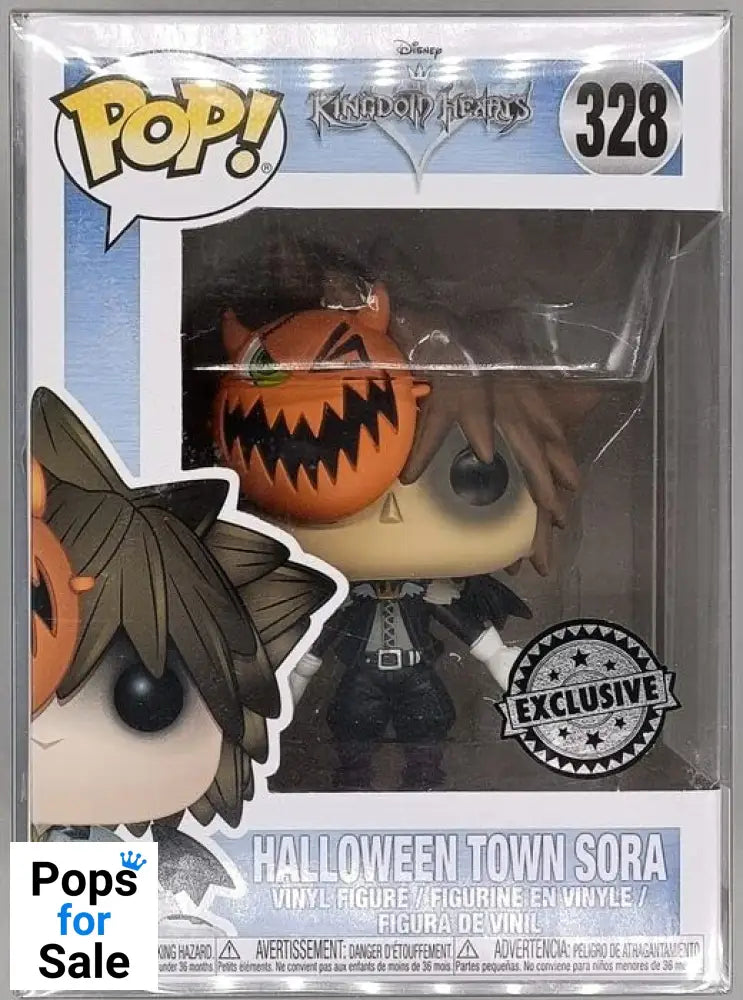 328 Halloween Town Sora - Disney Kingdom Hearts Funko POP - Box Damaged