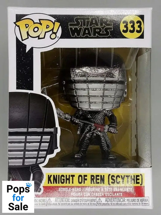 333 Knight of Ren (Scythe- Hematite) Chrome - Star Wars Funko POP