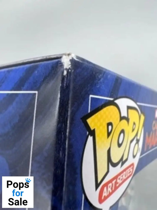 #34 Captain Marvel - Art Series - Box Damaged Funko POP