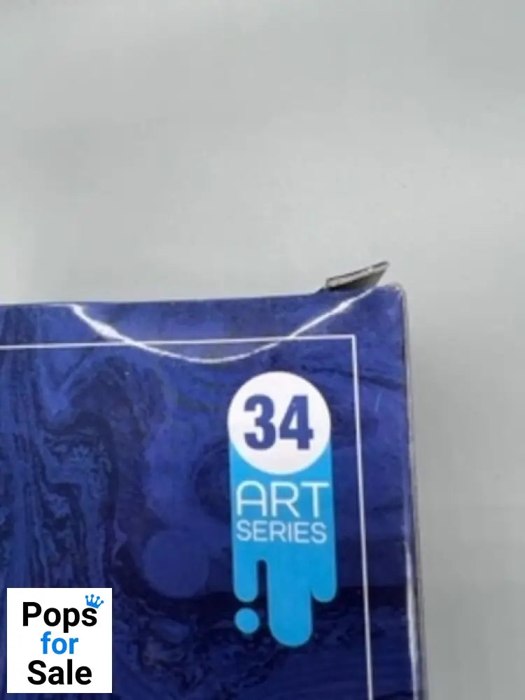 #34 Captain Marvel - Art Series - Box Damaged Funko POP