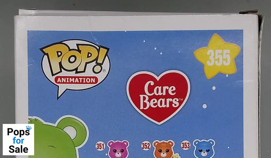 355 Good Luck Bear - Flocked - Care Bears - Funko POP - Box Damaged