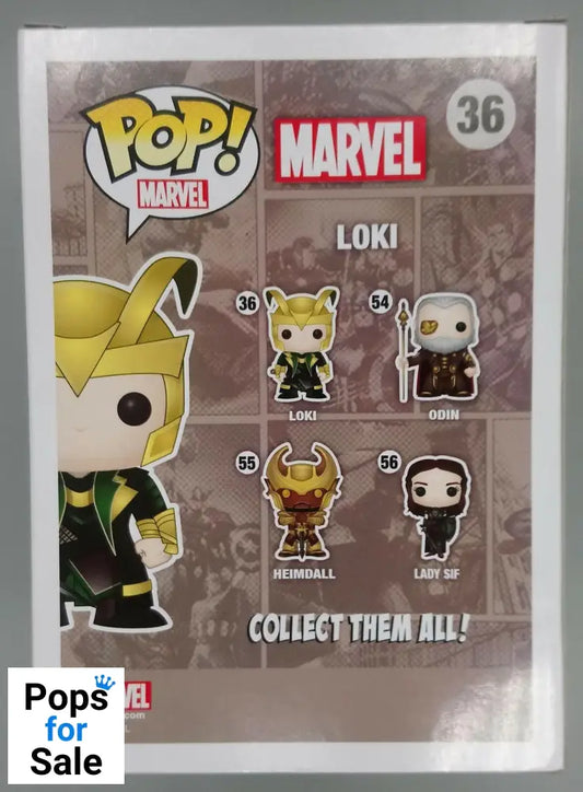 36 Loki (Helmet) - B&W - Marvel - Exclusive Funko POP