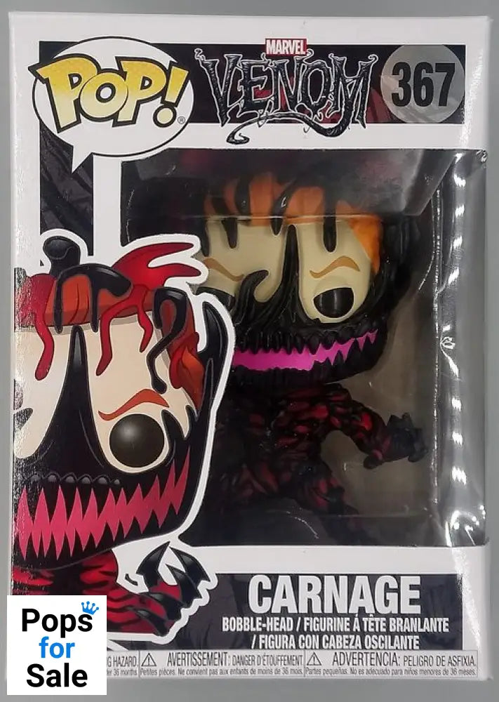 367 Carnage (Cletus Kasady) - Marvel Venom Funko POP