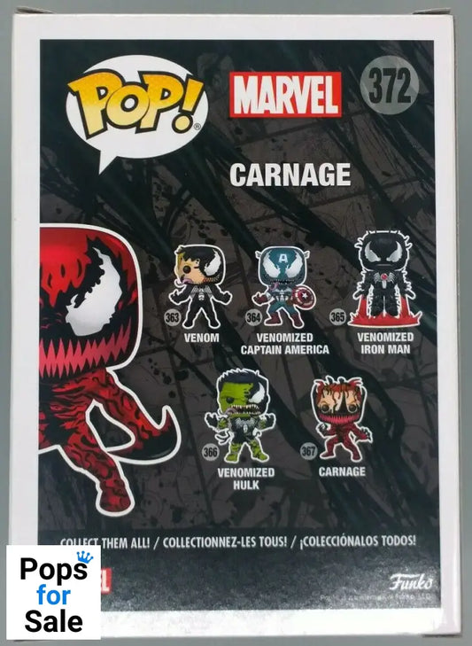 #372 Carnage (Axe Hands) - Marvel - Venom Funko POP