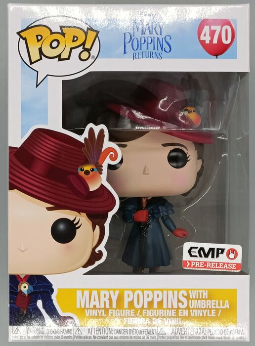 #470 Mary Poppins (with Umbrella) - Disney Mary Poppins Funko POP