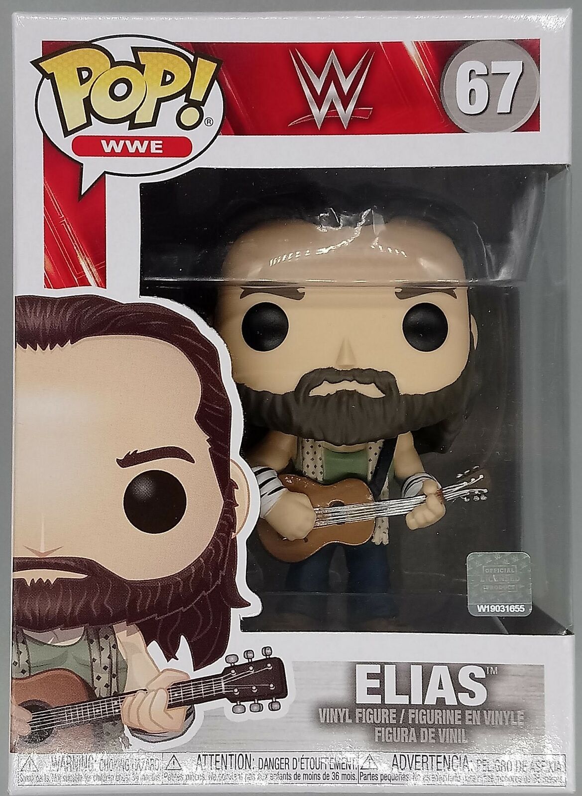 #67 Elias (with Guitar) - WWE Funko POP