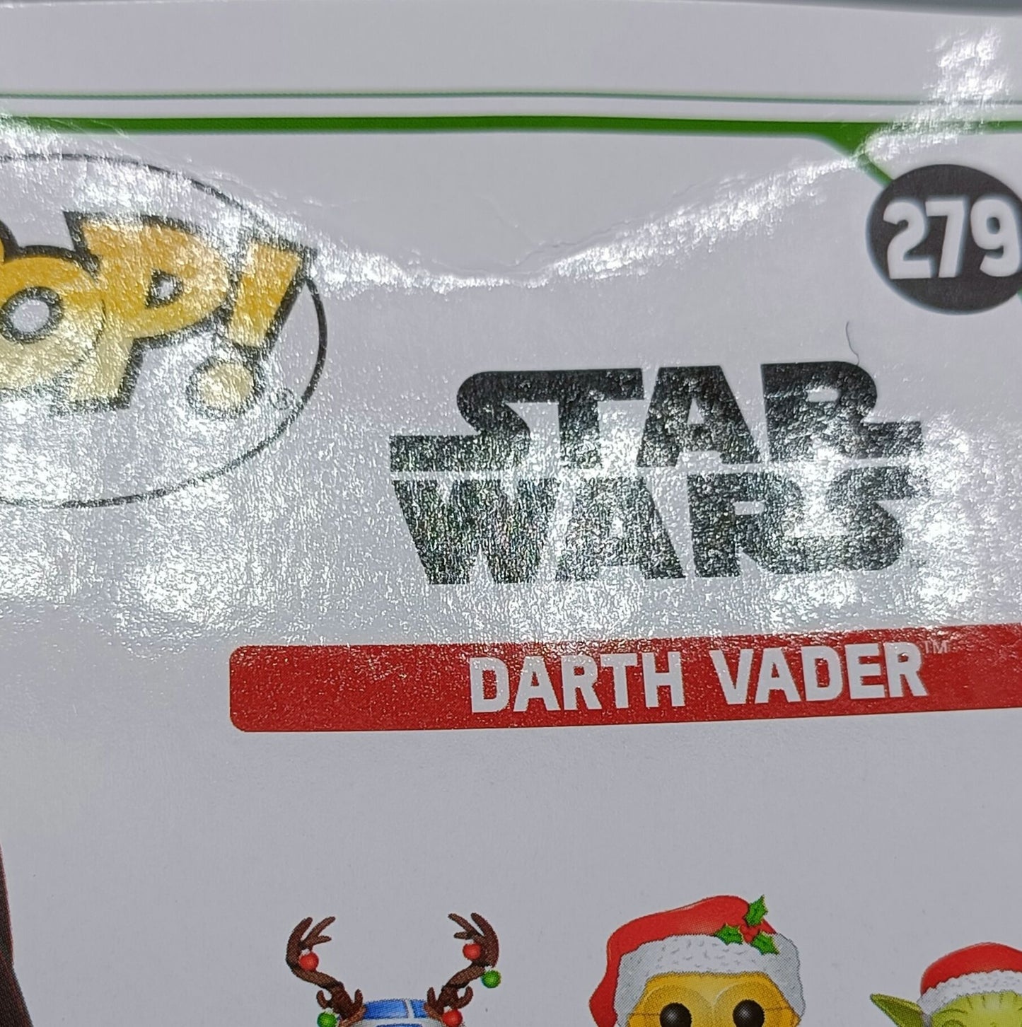 279 Darth Vader (w/ Candy Cane) - Star Wars Holidays Funko POP - Box Damaged