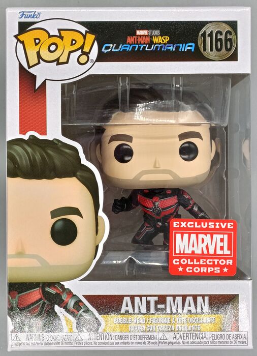#1166 Ant-Man (Unmasked) Marvel Quantumania MCC Funko POP