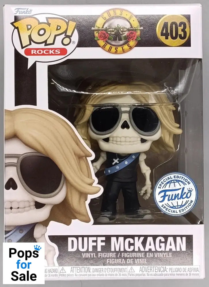 403 Duff McKagan - Guns ‘N’ Roses Funko POP - Brand New