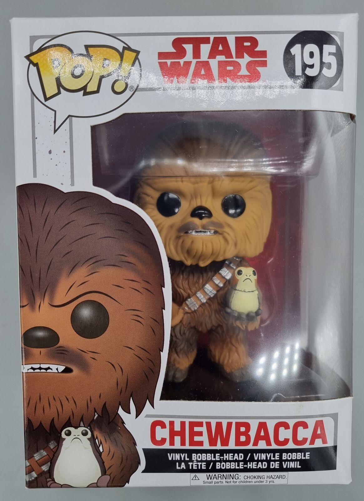#195 Chewbacca (w/ Porg) - Star Wars Funko POP