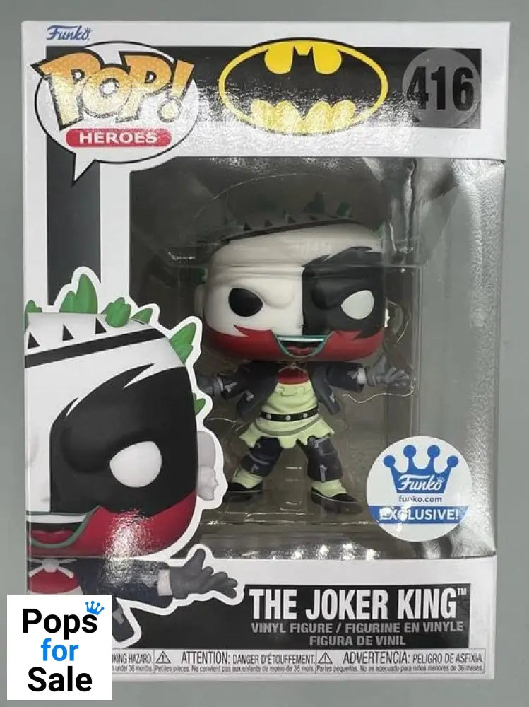 416 The Joker King - DC Batman - Funko POP - Box Damaged
