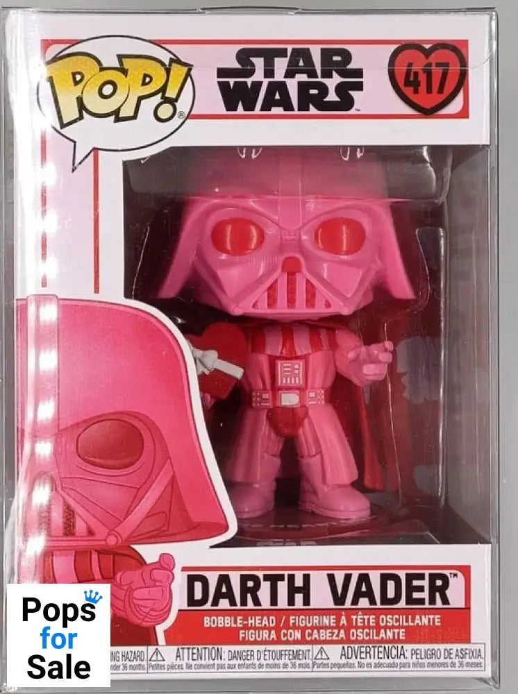 417 Darth Vader (w/ Valentine) - Star Wars - Funko POP - Box Damaged